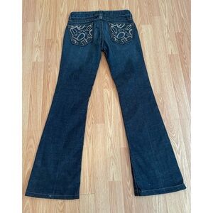 Stylish Blue Flared Women Jeans